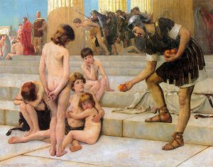 Charles Bartlett - Captives in Rome, 1888